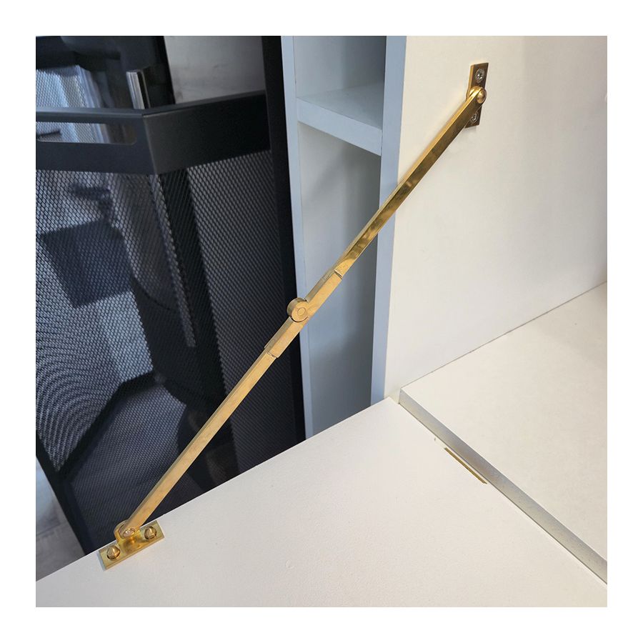 Compas à genouillère 180° en laiton poli