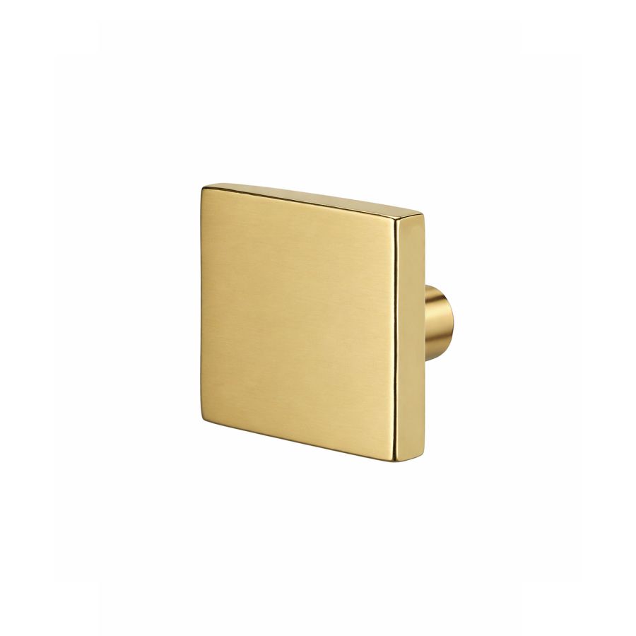 Poignée de meuble carré 30mm en laiton