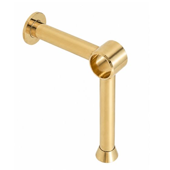 Support d'angle repose-pied de bar 40 mm de diamètre laiton massif