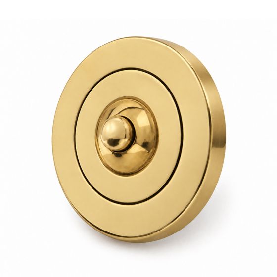 Bouton de sonnette rond laiton