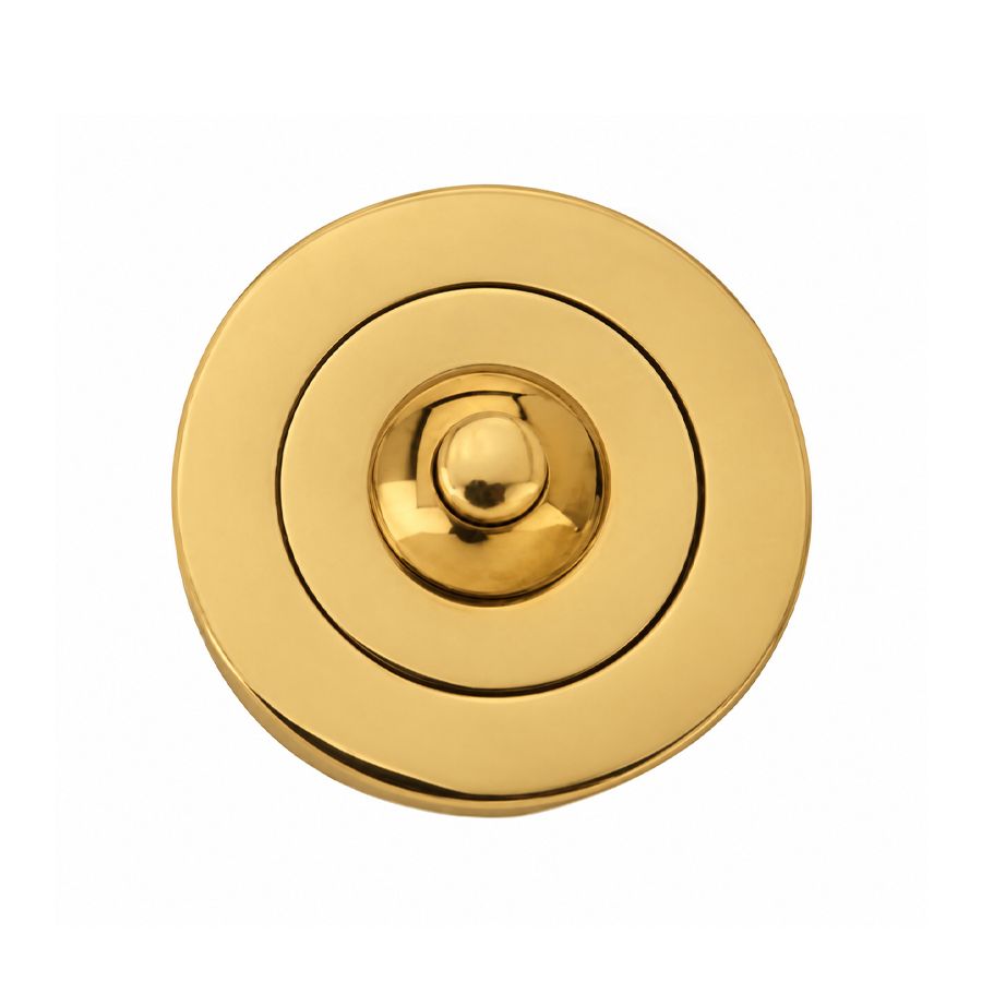 Bouton de sonnette rond laiton