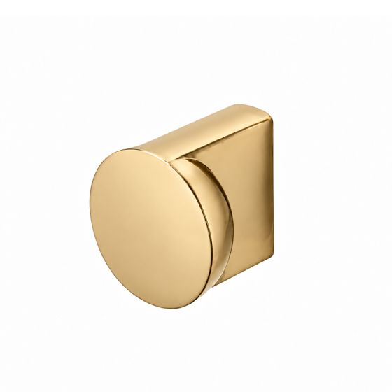 Bouton de meuble demi-sphère inversée en laiton massif