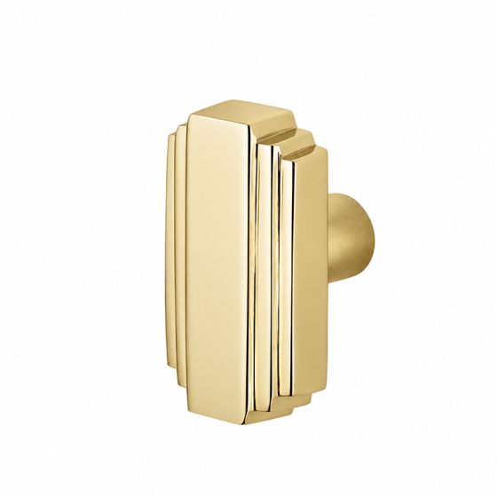 Bouton de meuble style Art-Déco en laiton massif