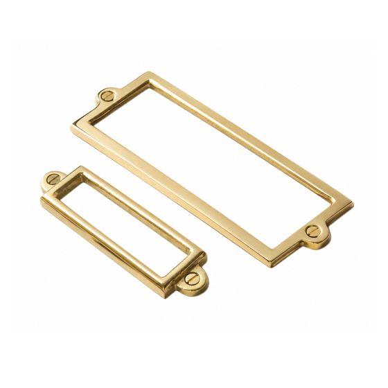 Porte-étiquette à oreilles laiton