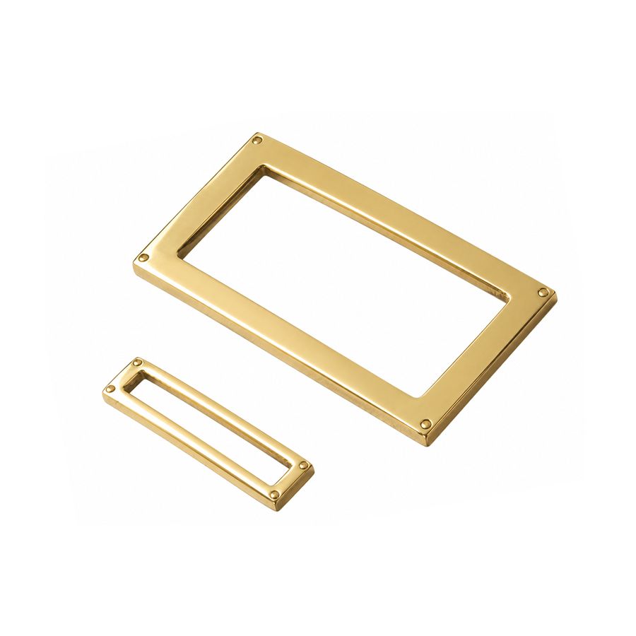 PORTE ETIQUETTE CLASSIQUE LAITON POLI