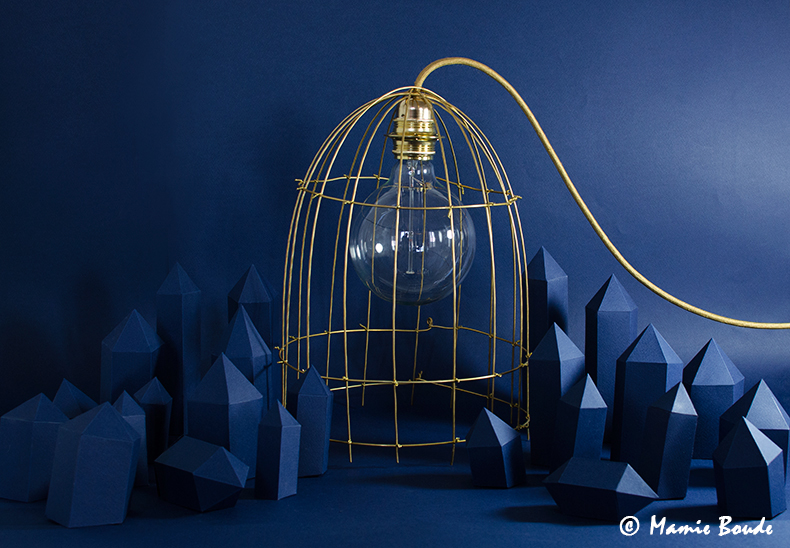 DIY d'une lampe cage en laiton