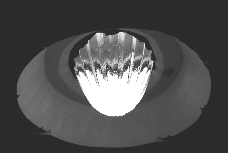 Prisme citron en verre poli