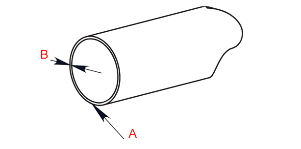 cotes tube en laiton pour garde corps et rampe